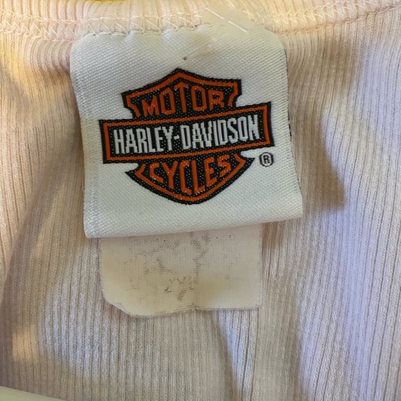Harley Davidson light pink tank top - Picture 3 of 5